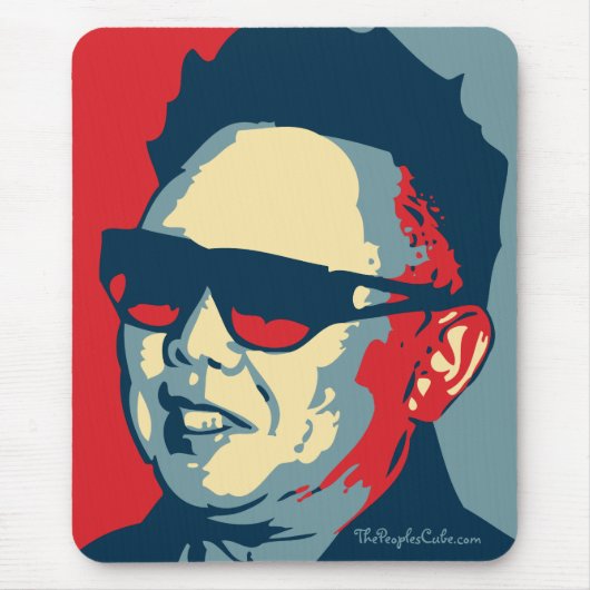 Kim Jong Il - Juche: OHP Mousepad Muismat (Voorkant)