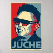 Kim Jong Il - Juche: OHP Poster (Voorkant)
