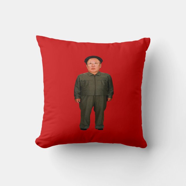 Kim Jong Il Kussen (Voorkant)