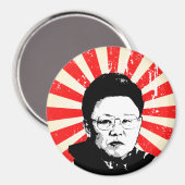 Kim Jong Il Magneet (Voorkant / Achterkant)