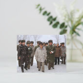 Kim Jong-il, Noord-Korea Briefkaart (Staand voorkant)