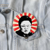 Kim Jong Il Ronde Button 4,0 Cm (In situ)