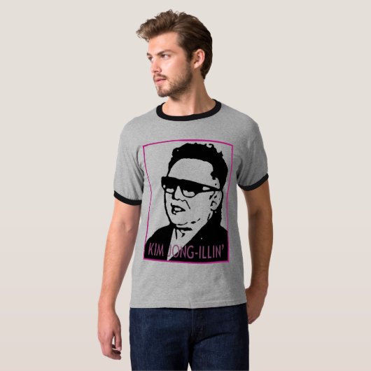 Kim Jong-Illin' T-shirt (Voorkant volledig)