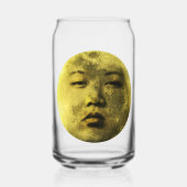 Kim Jong Moon Funny Blikvorm Glas (Voorkant)