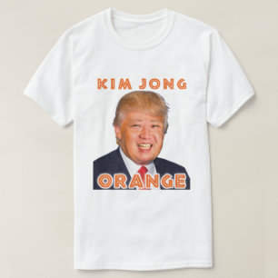 Kim Jong Sinaasappel   Donald Trump + Kim Jong Un T-shirt