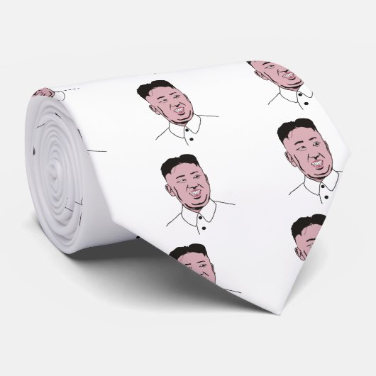 Kim Jong-un | 김 정 은 Stropdas (Opgerold)