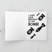 Kim Jong un Birthday Card - I hope you have a blas Kaart (Binnen)