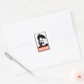 Kim Jong Un boom Vierkante Sticker (Envelop)