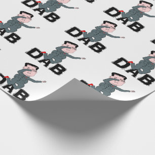 Kim Jong-Un Dabbing Cadeaupapier