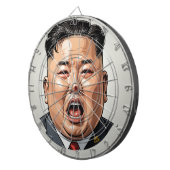 Kim Jong-un Dartboard - Redart-ed Dartbord (Voorkant Rechts)