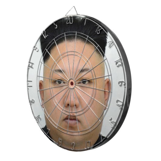 Kim Jong Un Dartbord (Voorkant Rechts)