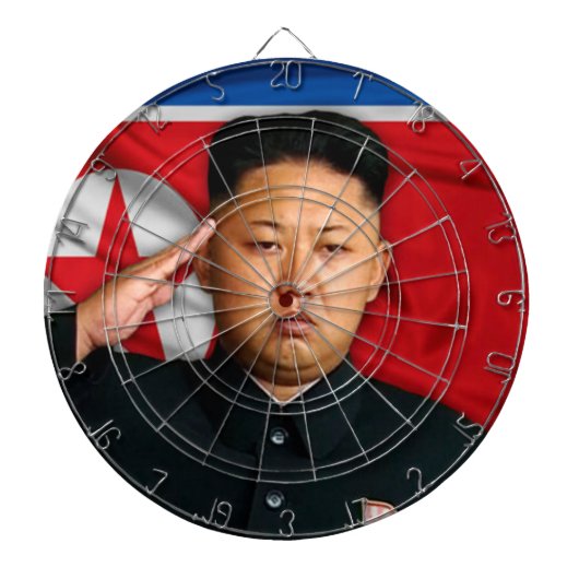 Kim Jong Un Dartbord (Voorkant)