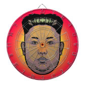 Kim Jong Un Dictator Do Dartboard Dartbord (Voorkant)