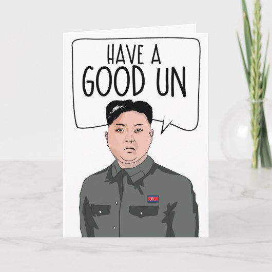 KIM JONG UN: Een goede Kaart (Voorkant)