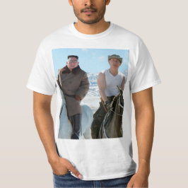 Kim Jong Un en Poetin op een paard T-shirt