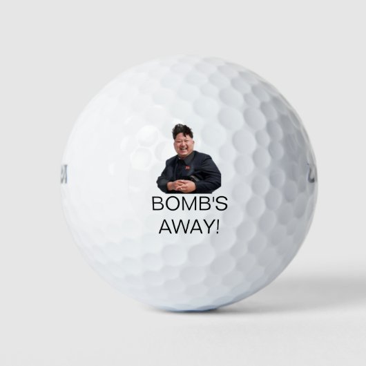 Kim Jong Un golfbal, grappige golfballen, Golfballen (Voorkant)