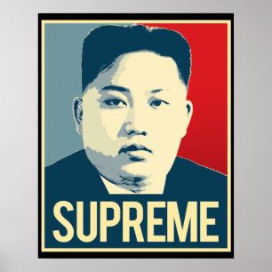 Kim Jong Un - Hoogste Poster - Propaganda -