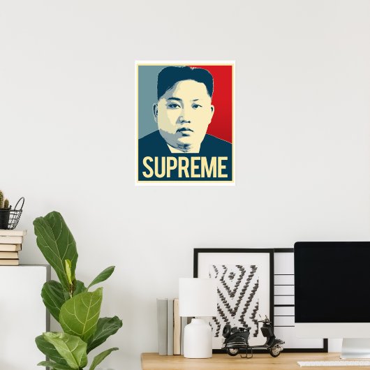 Kim Jong Un - Hoogste Poster - Propaganda - (Thuiskantoor)