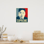 Kim Jong Un - Hoogste Poster - Propaganda - (Keuken)