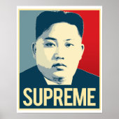 Kim Jong Un - Hoogste Poster - Propaganda - (Voorkant)