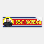 Kim Jong Un - Ik versla de bumpersticker met Anore (Voorkant)