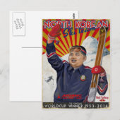 Kim Jong Un.jpg Briefkaart (Voorkant / Achterkant)