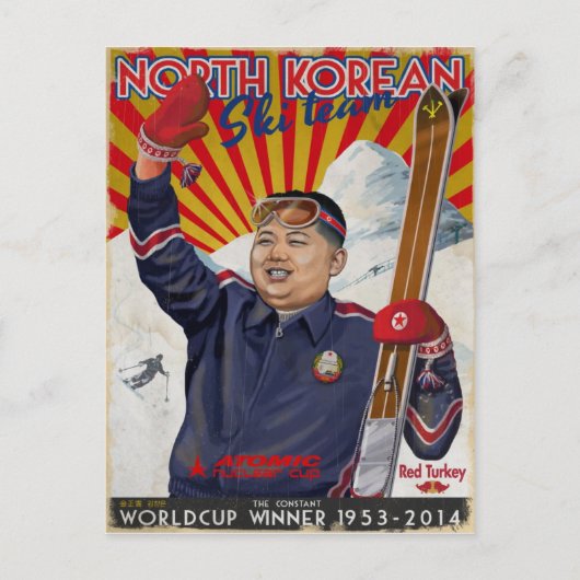 Kim Jong Un.jpg Briefkaart (Voorkant)