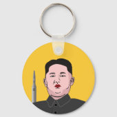 Kim Jong-un & kernraket Sleutelhanger (Voorkant)