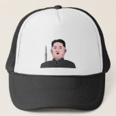 Kim Jong-un & kernraket Trucker Pet (Voorkant)