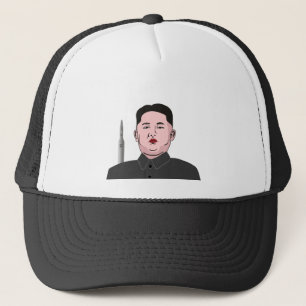 Kim Jong-un & kernraket Trucker Pet
