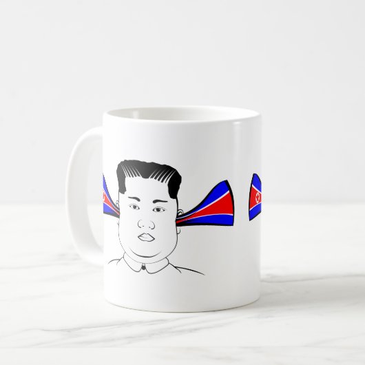 Kim Jong Un Koffiemok (Voorkant links)