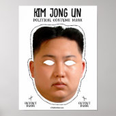 Kim Jong Un kostuummasker Poster (Voorkant)