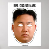 Kim Jong Un Mask Poster (Voorkant)