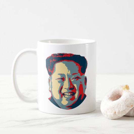 Kim Jong-un Noord-Korea Koffiemok (Met donut)