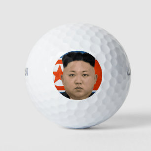 Kim Jong-un Noord-Koreaanse leider Golfballen