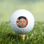 Kim Jong-un Noord-Koreaanse leider Golfballen (Insitu Shirt)