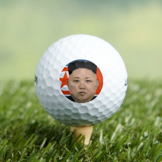 Kim Jong-un Noord-Koreaanse leider Golfballen (Insitu Shirt)