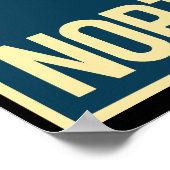 Kim Jong Un - North Side - Propaganda Poster - (Hoek)