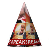 Kim Jong Un Party Pet Feesthoedjes (Achterkant)