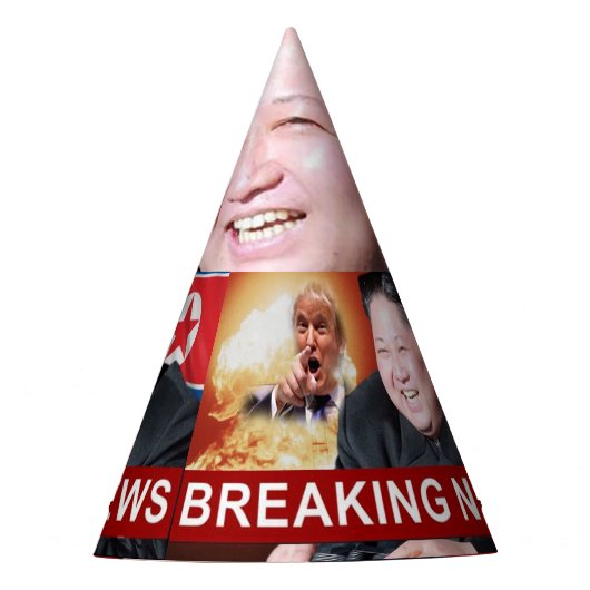 Kim Jong Un Party Pet Feesthoedjes (Voorkant)