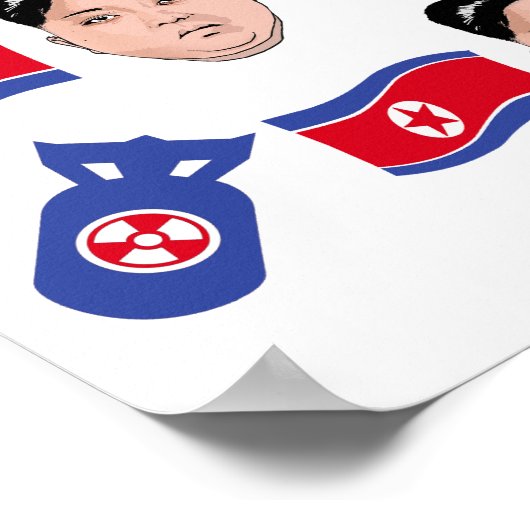 Kim Jong Un Pattern - Poster (Hoek)