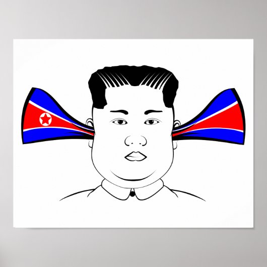 Kim Jong Un Poster (Voorkant)