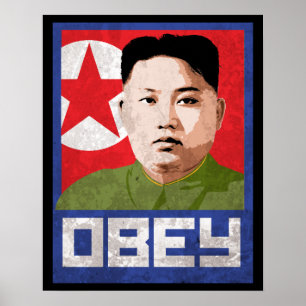 Kim Jong Un Propaganda - OBEY - Poster
