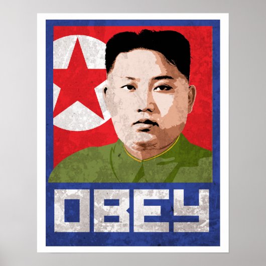 Kim Jong Un Propaganda - OBEY - Poster (Voorkant)