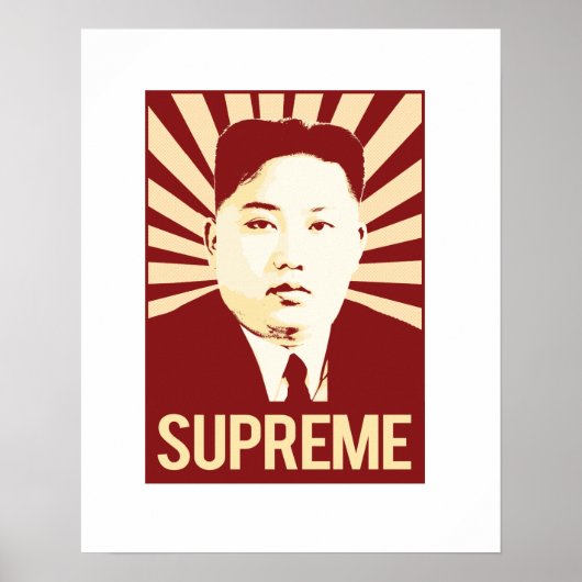 Kim Jong Un Propaganda - Opperste - Poster (Voorkant)