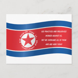 Kim Jong un Quote Kim Summit Noord-Korea Verenigde Briefkaart