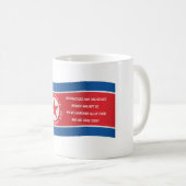 Kim Jong un Quote Kim Summit Noord-Korea Verenigde Koffiemok (Voorkant rechts)