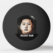 Kim Jong Un Rocket Man Ping Pong Ball (Voorkant)