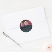 KIM JONG Un SpACEFORCE Ronde Sticker (Envelop)