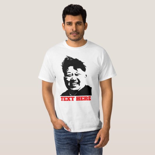 Kim Jong Un T-shirt (Voorkant volledig)